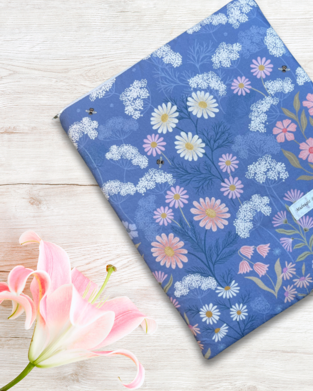 Spring Flower Border - Book Sleeve