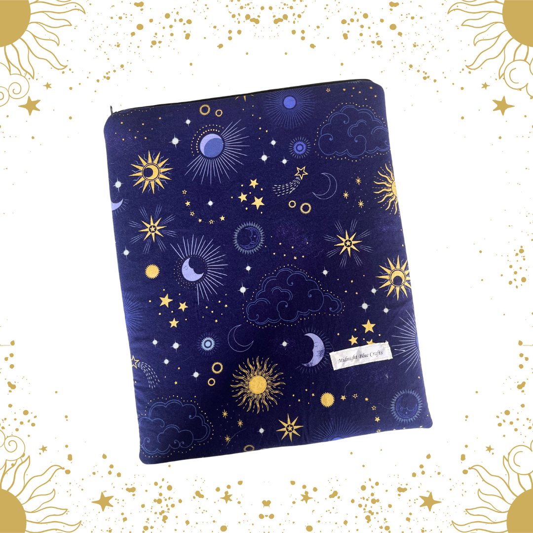 Celestial Sky - Book Sleeve - Gold metallic