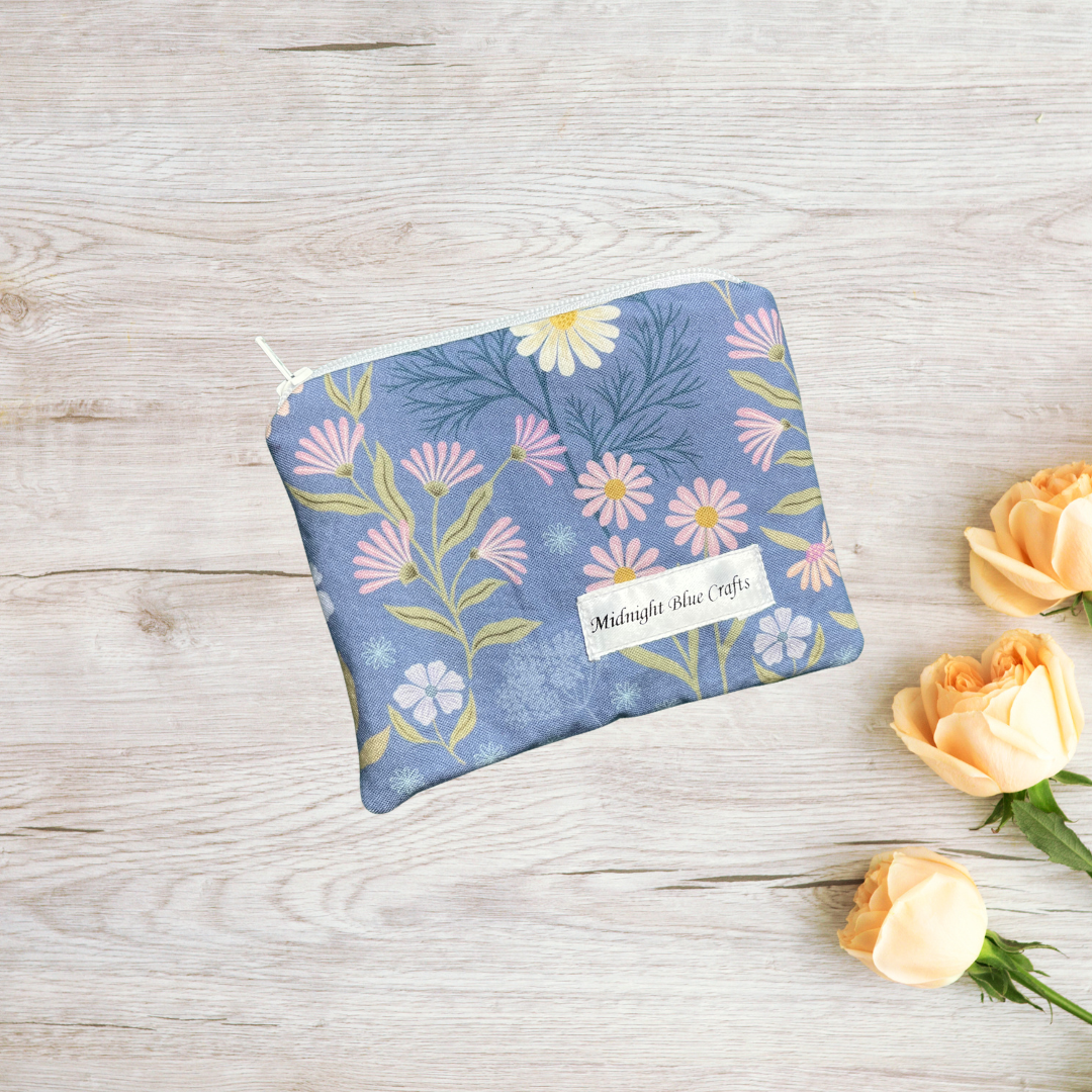 Spring Flower Border - Coin Purse