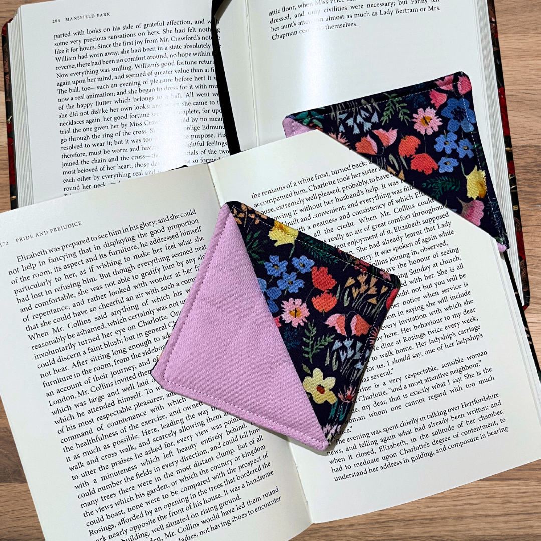 Flower Power - Corner Bookmark