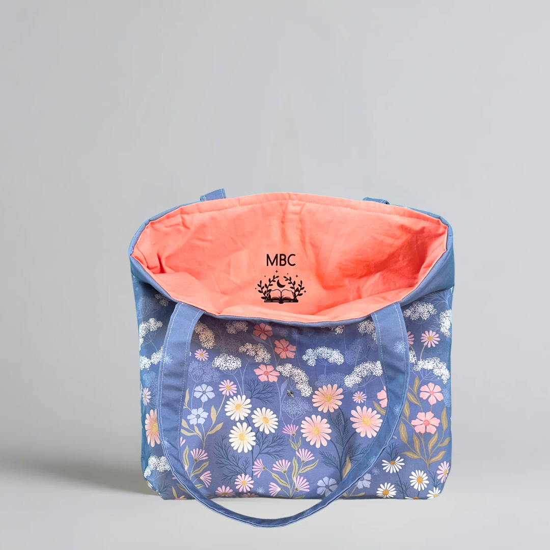 Spring Flower Border - Tote Bag