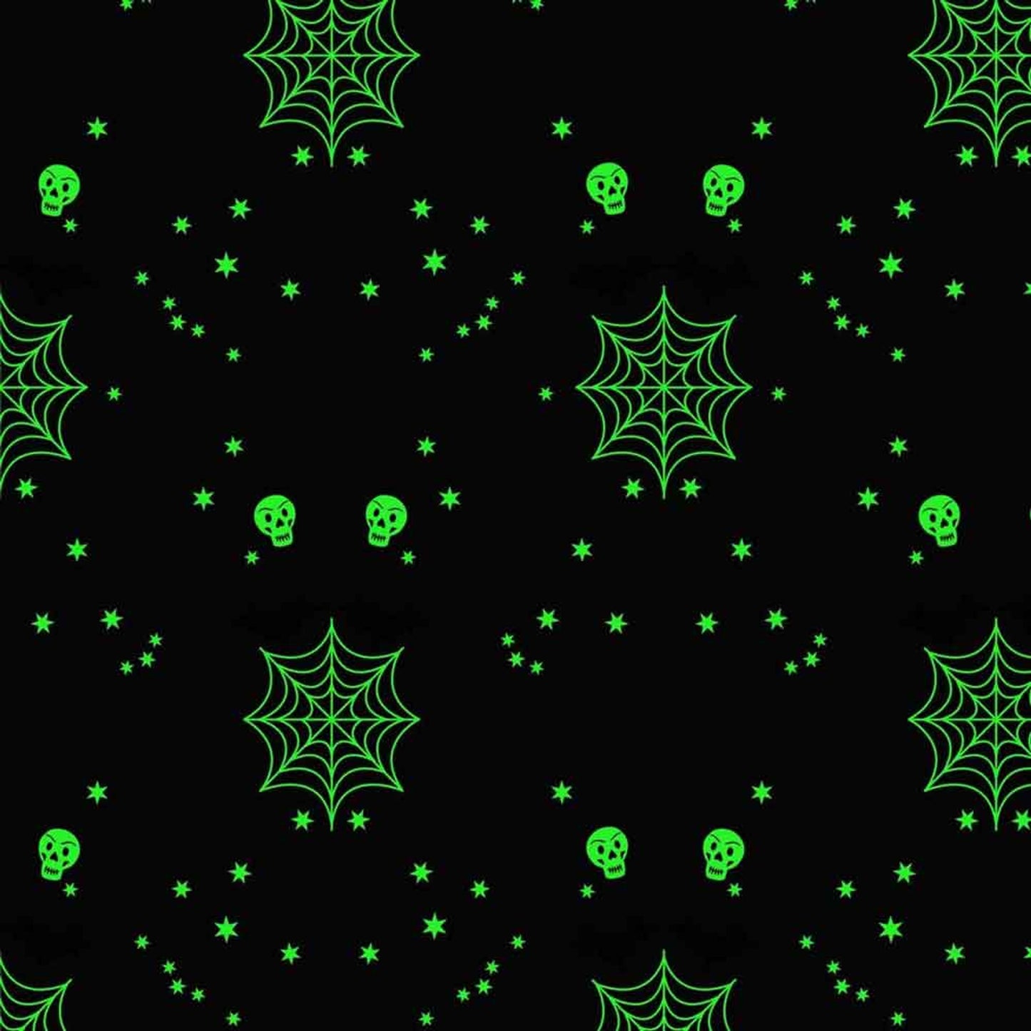 Halloween Spiderwebs - Book Sleeve - Glow in the Dark