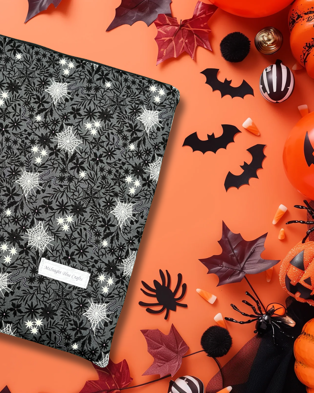 Spiderwebs - Book Sleeve - Glow in the Dark