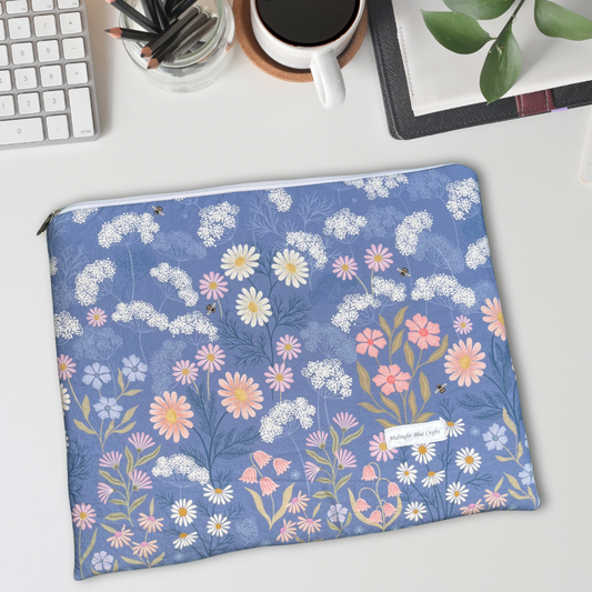 Spring Flower Border - Laptop Sleeve