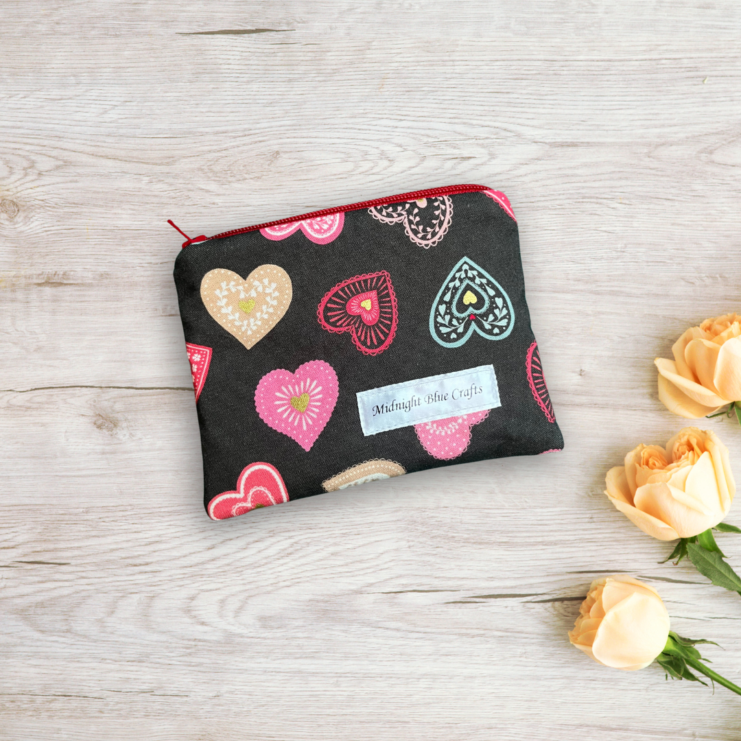 Valentines Hearts Coin Purse