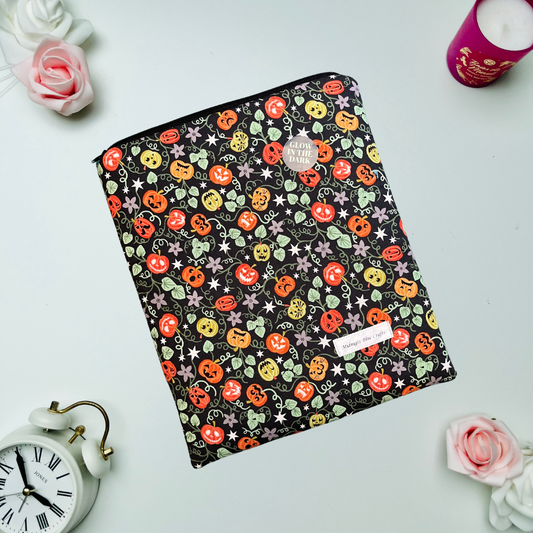 Halloween Pumpkins - Book Sleeve - Glow in the Dark