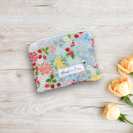 Strawberry Bumblebee Coin Purse