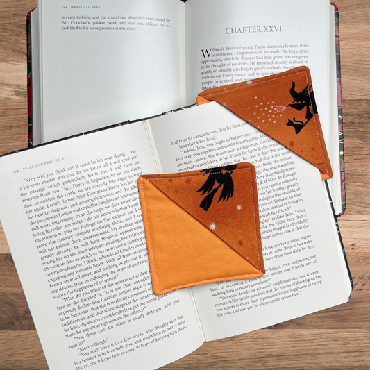 Halloween Witches Corner Bookmark