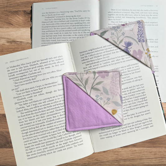 Spring Floral -  Corner Bookmark
