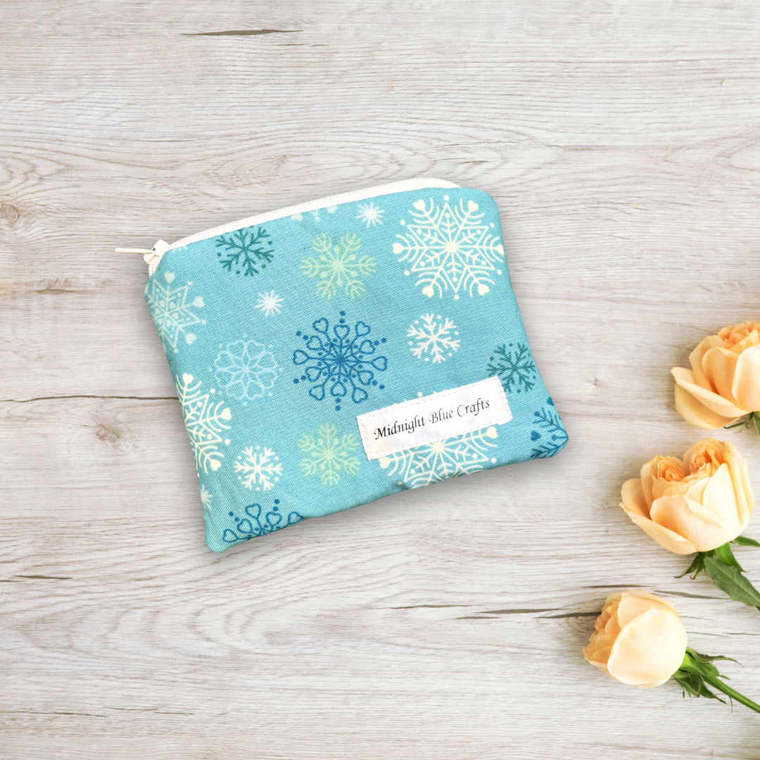 Snowflakes Coin Purse - Glow in the Dark