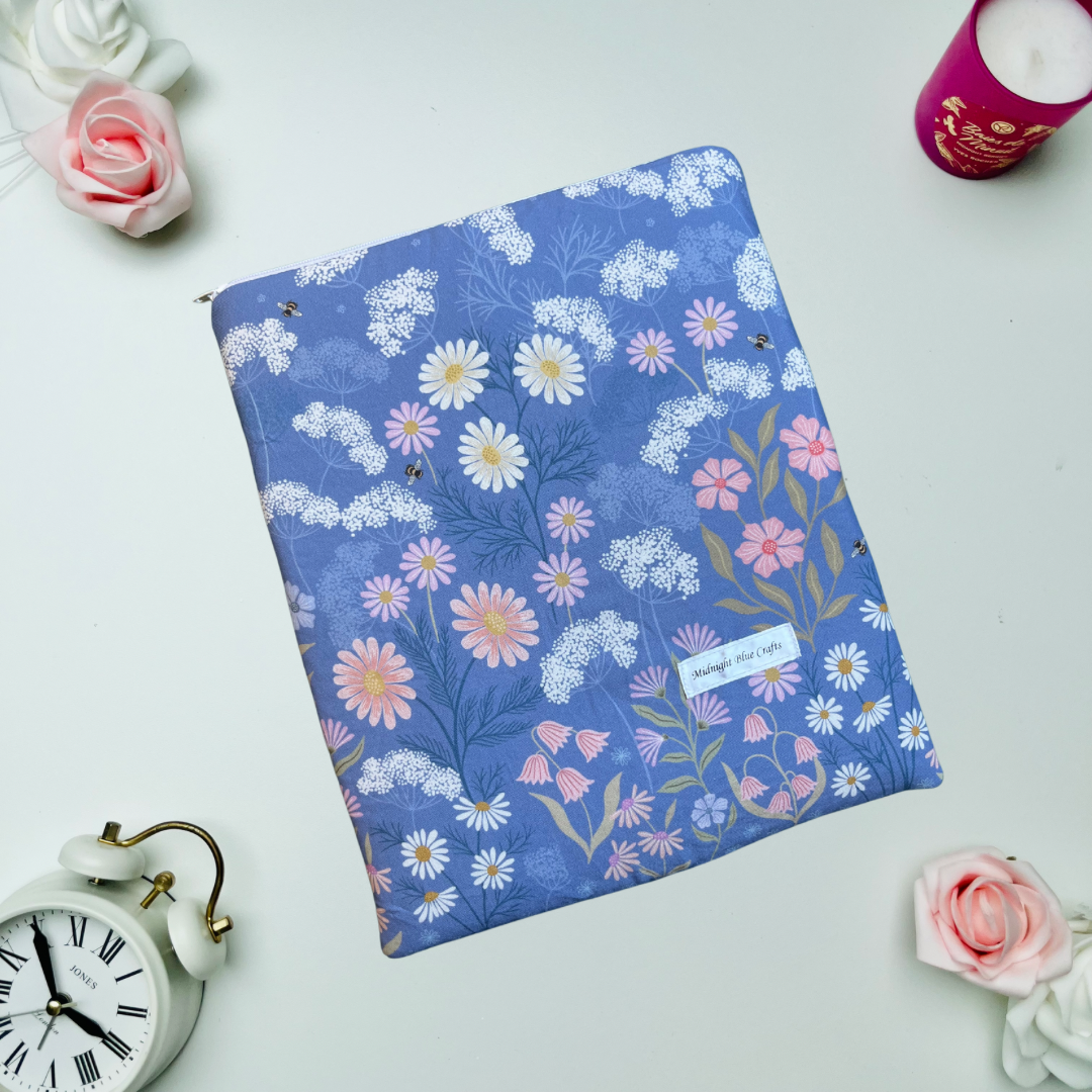 Flower Border - Book Sleeve