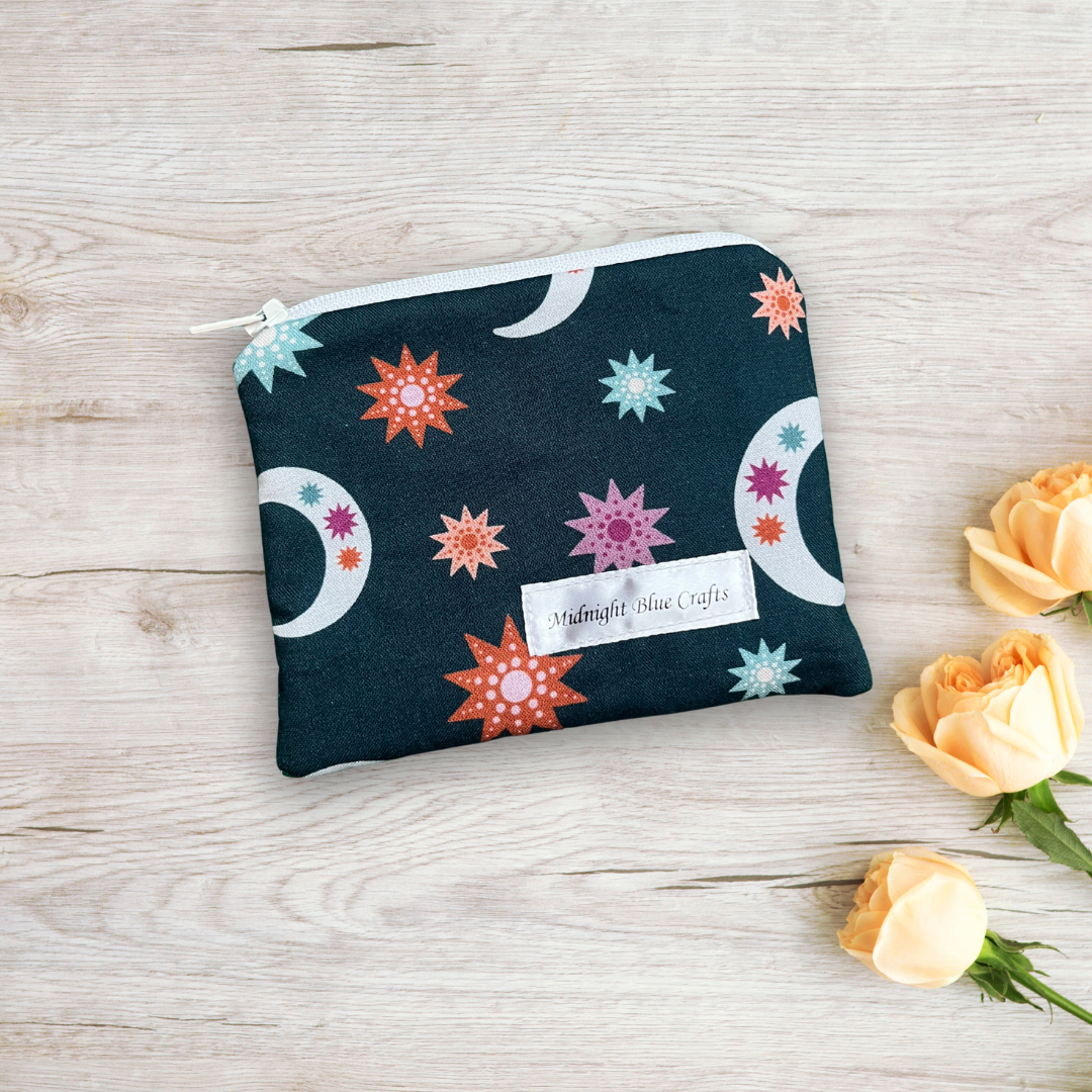 Moon and Stars Coin Purse