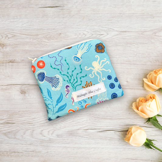 Tropical Ocean Coin Purse - Glow in the Dark
